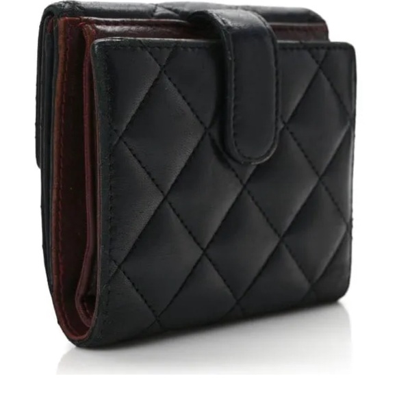 Chanel Lambskin Quilted Compact French - Picture 8 of 9